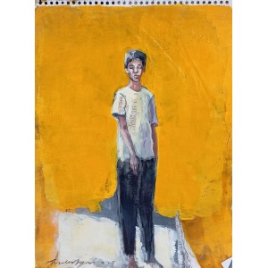 Arsalan Naqvi, 11 x 15 Inch, Mixed Media on Paper, Figurative Painting, AC-ARN-201